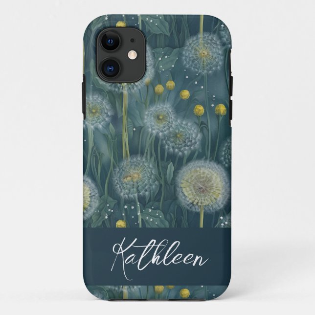 iPhone 11 Capa de telefone de Dandelion para uma Senhora (Verso)