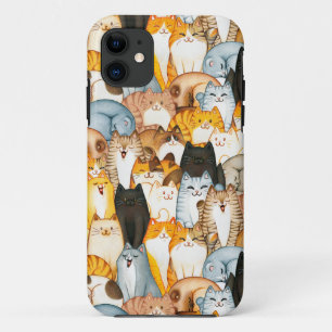 iPhone 11 Capa de telefone para amantes de gatos