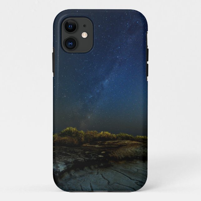 iPhone 11 Capas com um céu noturno estrelado (Verso)