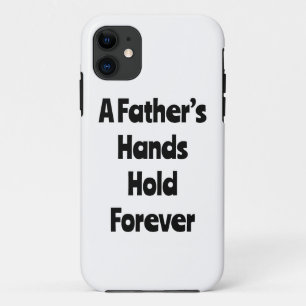 iPhone 11 MÃOS DE UM PAI SEGUEM-SE PARA CAPA DE TELEFONE E