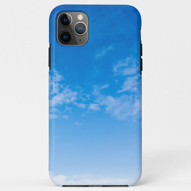 iPhone 11 Pro Max Capa Elegante Azul e Branco Case-Mate para Apple i (Verso)