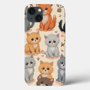 iPhone 13 Capas Cute kitten