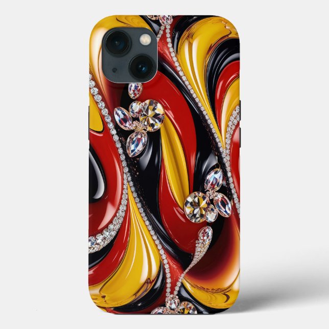 iPhone 13 Case-Mate com cores belgas (Verso)