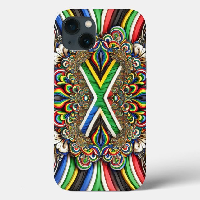 iPhone 13 Case-Mate com cores sul-africanas (Verso)