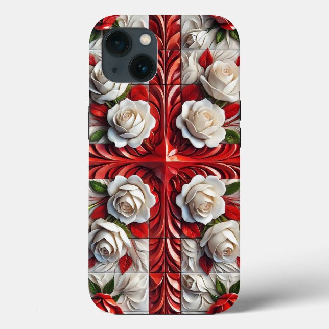 iPhone 13 Case-Mate com Rosa (Verso)