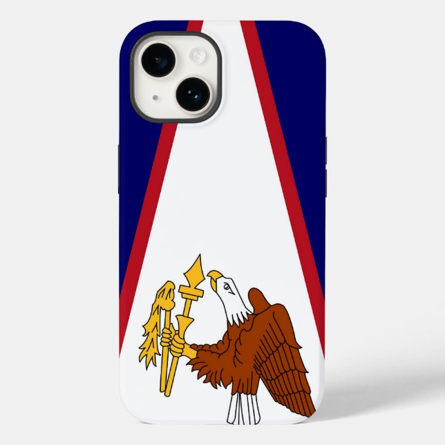 iPhone 14 Case-Mate, bandeira Samoa Americana (Verso)