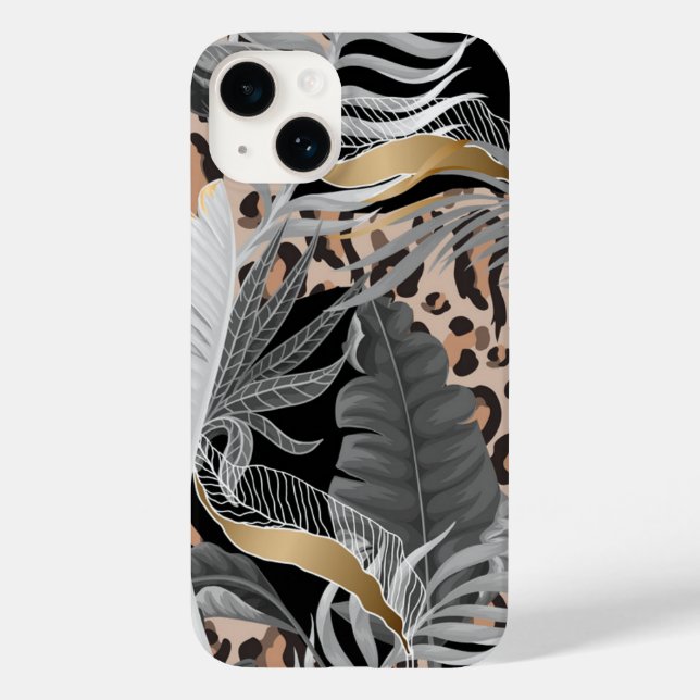 iPhone 14 Case-Tropical Palms Case-Mate iPhone Cas (Verso)