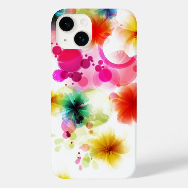 iPhone 14 Caso-Flores (Verso)