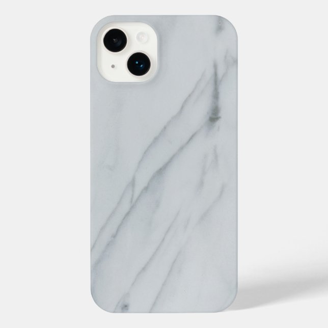 iPhone 14 Plus White Marble Stone (Verso)