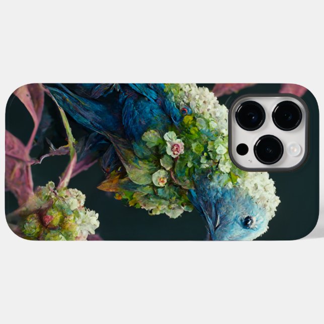 iPhone 14 Pro Case with Bird Design – Nature-Inspi (Verso (horizontal))