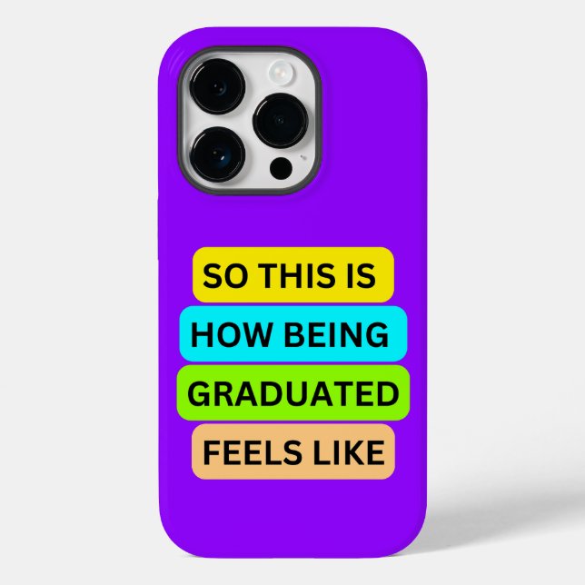 iPhone 14 pro Light Purple case SO_NOT_IS_HOW_BE (Verso)