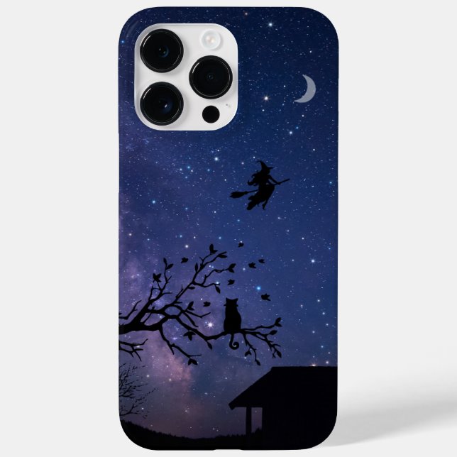 iPhone 14 Pro Max Case – Blue Halloween Illustrati (Verso)