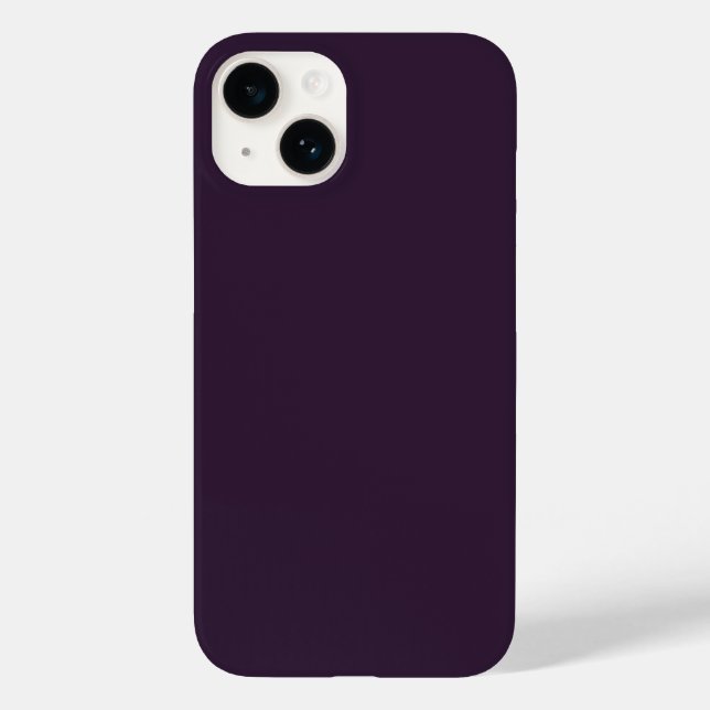 iPhone 14 Roxo Escuro Caso (Verso)