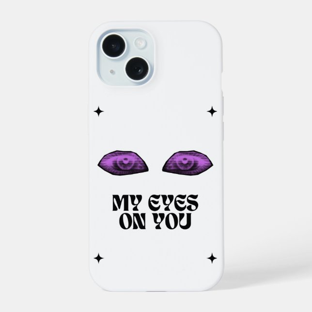  iPhone 15 Case Cool Minimal Aesthetic Phone Cover (Verso)