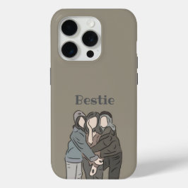 Iphone 15 pro Caso presente para Bestie