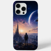 iPhone 15 Pro Max Case • Sci-Fi Futuristic City