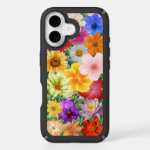 Iphone 16 Case Com Flores