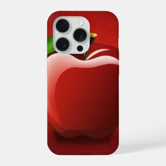 iPhone 16 Pro Case | Red Apple Logo Design | Minim