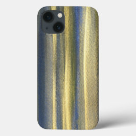 iPhone 6/6s Dourado Linhas Azuis, Xtreme Duro