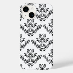 iPhone branco 7 do damasco elegante do preto do