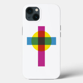 iPhone/capa de ipad com símbolo de cruz minimalist