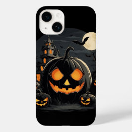 iPhone / capas de ipad de abóbora preta do Hallowe
