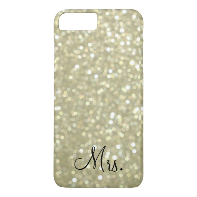 iPhone, Case-Mate Capa para iPhone 7 Plus Mrs. Glittery Gold (Verso)