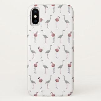 Capa para iPhone X Flamingo Frenzy (Escolha a Cor)