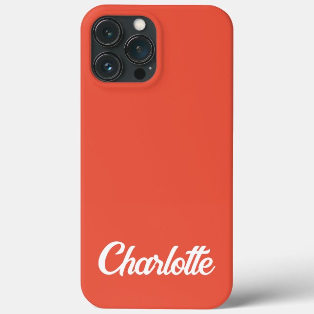 iPhone Clássico Elegante Personalizado. (Verso)