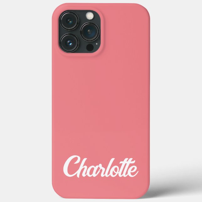 iPhone Clássico Elegante Personalizado. (Verso)