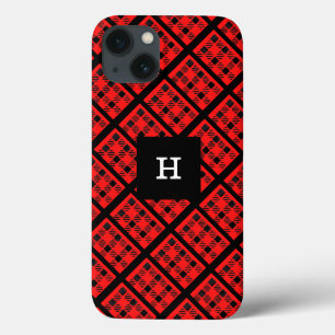 iPhone da Xadrez de Buffalo Vermelha / iPad case