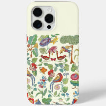 iphone de padrão bordado do Vintage Faux