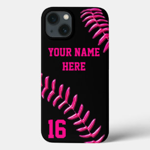 iPhone feito sob encomenda do softball 6 casos com