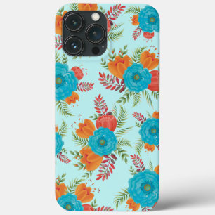 iPhone Floral Retro 13 Pro Máx. Caso