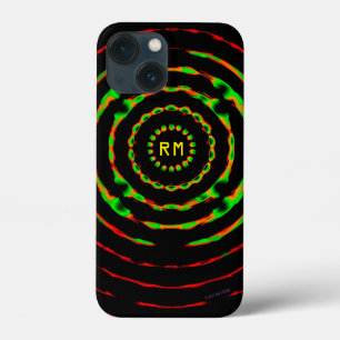 iPhone/iPad com monograma de Buraco Negro