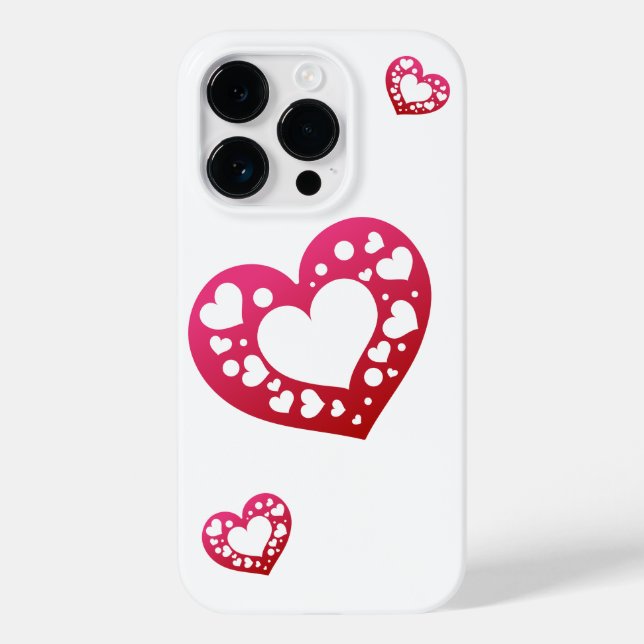 iPhone/iPad de Corações Adoráveis (Verso)