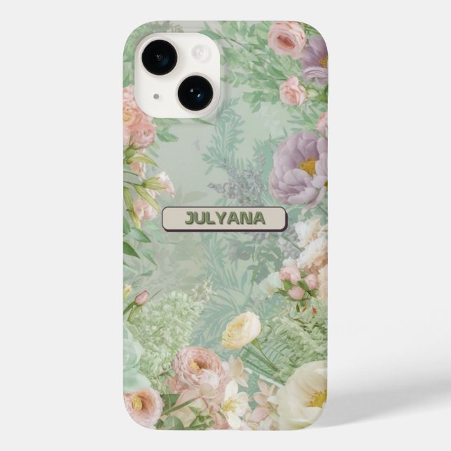 iPhone/iPad do PASTEL FLORAL (Verso)