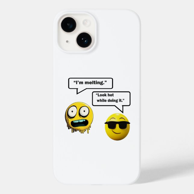 iPhone/iPad Engraçado Emoji (Verso)