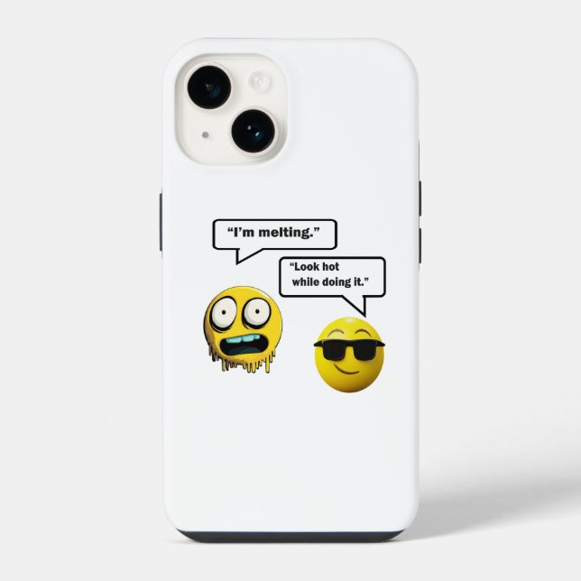 iPhone/iPad Engraçado Emoji (Verso)