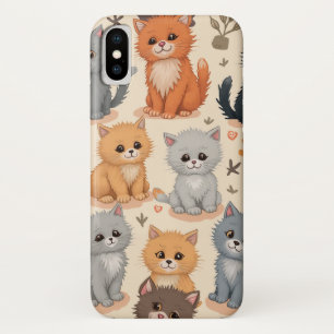 iPhone X Capas Cute kitten Standard Capa de telefo