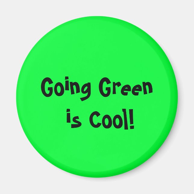 Ir ao Verde é Legal! Íman (Frente)