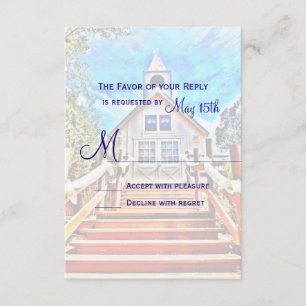 Ir para a Chapel Country Casando Cartões RSVP