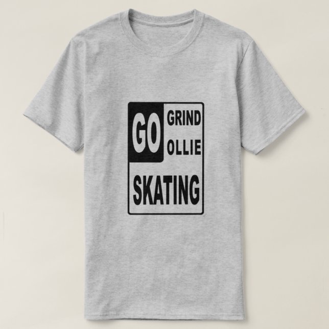 Ir Skating T-Shirt (Frente do Design)