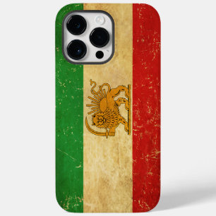 Iran Flag Lion and Sun Shah of Iran Flag