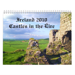 Ireland 2010 castelos no calendário de Eire