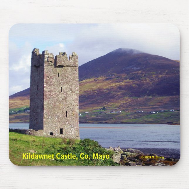 Ireland: Castelo Mousepad de Kildawnet (Frente)