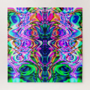 Iridescência Psicodélica Quebra-cabeça