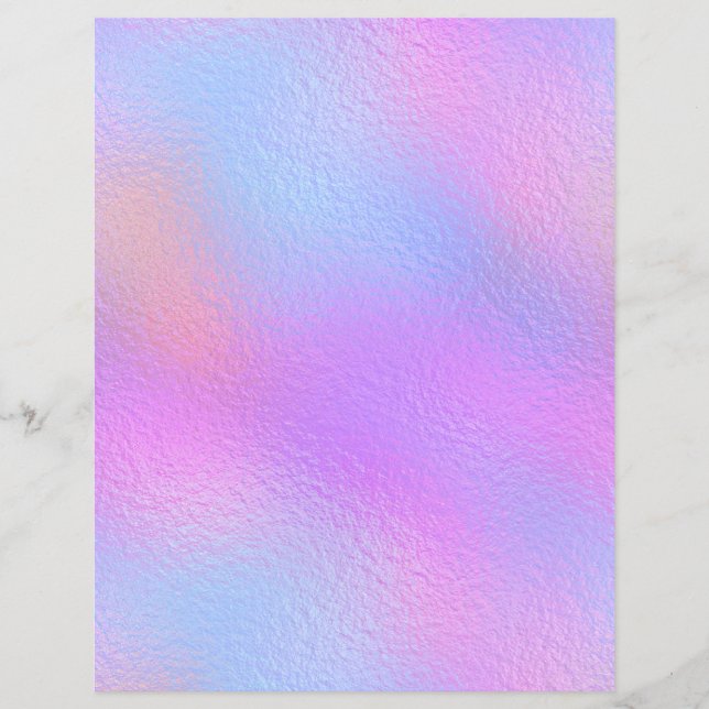 Iridescent Faux Foil Scrapbook Paper No. 63 (Frente)