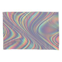 Iridescent Holographic Swirl Texture