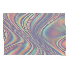 Iridescent Holographic Swirl Texture